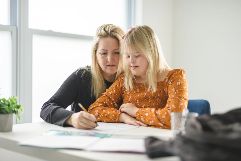 student receiving extra help during esy programs