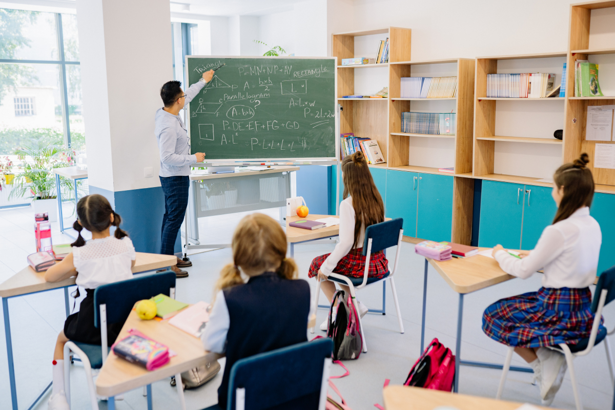 teacher in class