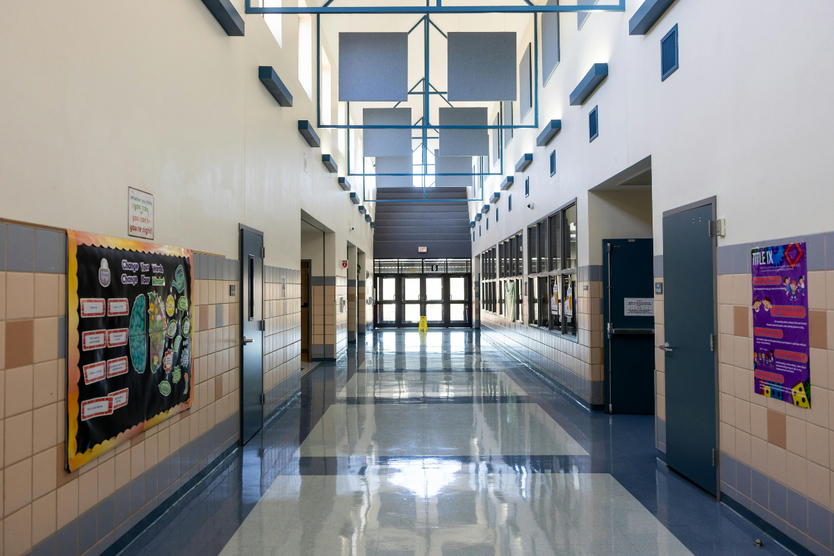 hallway at school while beginning iep process
