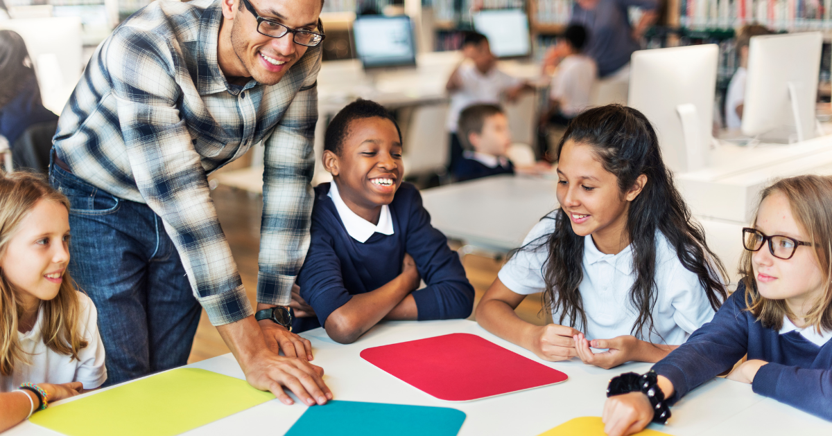 california iep process, educator with students